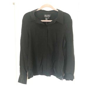 Terry Lewis Button Down Silk Blouse